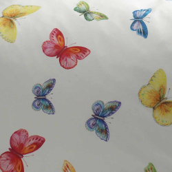 Пододеяльник 135x200 Elegante Butterfly белый вид