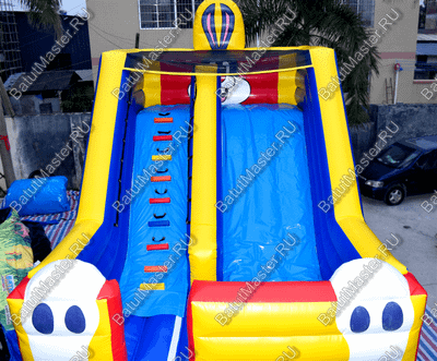 Детский надувной батут-горка "Зайка" 7*4*5 м