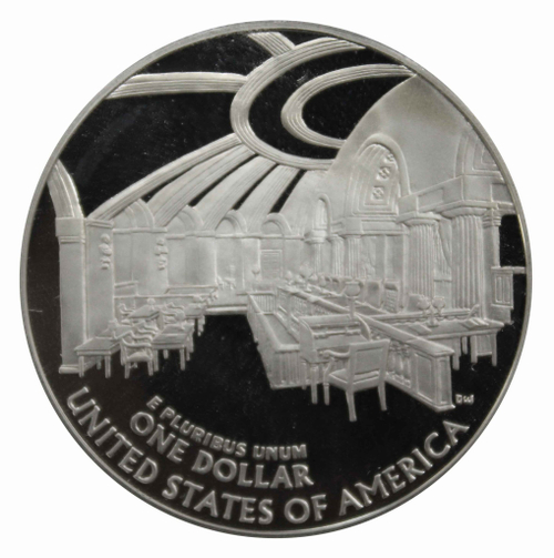 1 доллар. 170 лет со дня смерти Джона Маршалла. (Р). 2005 год. PROOF