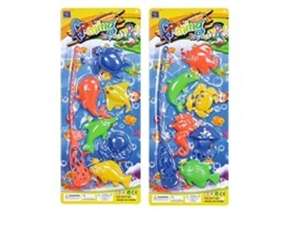 Набор для рыбалки «Экзотические рыбки», 7 предметов, 38,5*17*4 см