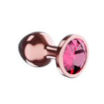 Пробка цвета розового золота с малиновым кристаллом Diamond Ruby Shine S - 7,2 см.