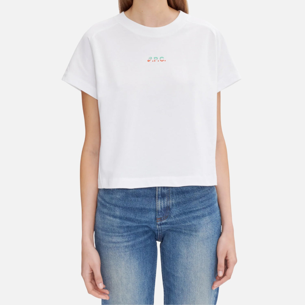 Укороченная футболка Cloud A.P.C. x ASICS жен.