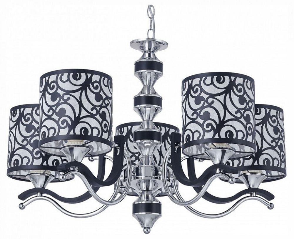 Подвесная люстра Arte Milano Florentia-4957 304957/5 Bk/Ni