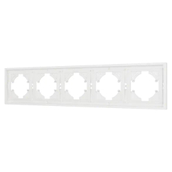 Рамка пластиковая FRM-TENDO-SFPL-5-WH (Arlight, -) 054660