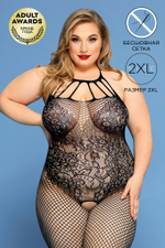 Костюм-сетка Candy Girl Hera, черный, 2XL