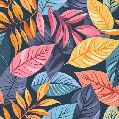 Разноцветнын листья