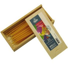 Свечи ко Дню Рождения в деревянной коробке (Dipam)