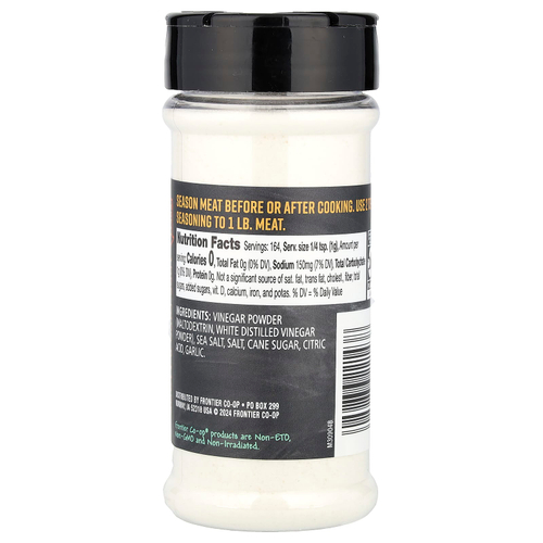 Frontier Co-op, Приправа для крылышек, соль и уксус, 164 г (5,78 унции)