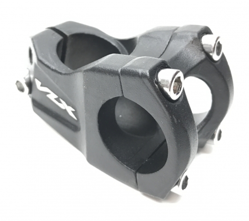 Вынос руля Enduro, 1-1/8", Ш31.8мм, E-40мм, 4 болта, чёрный. VLX лого. VLX-ST01