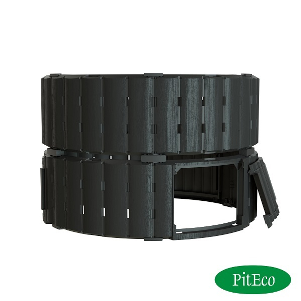 Компостер  Piteco 670л чёрный