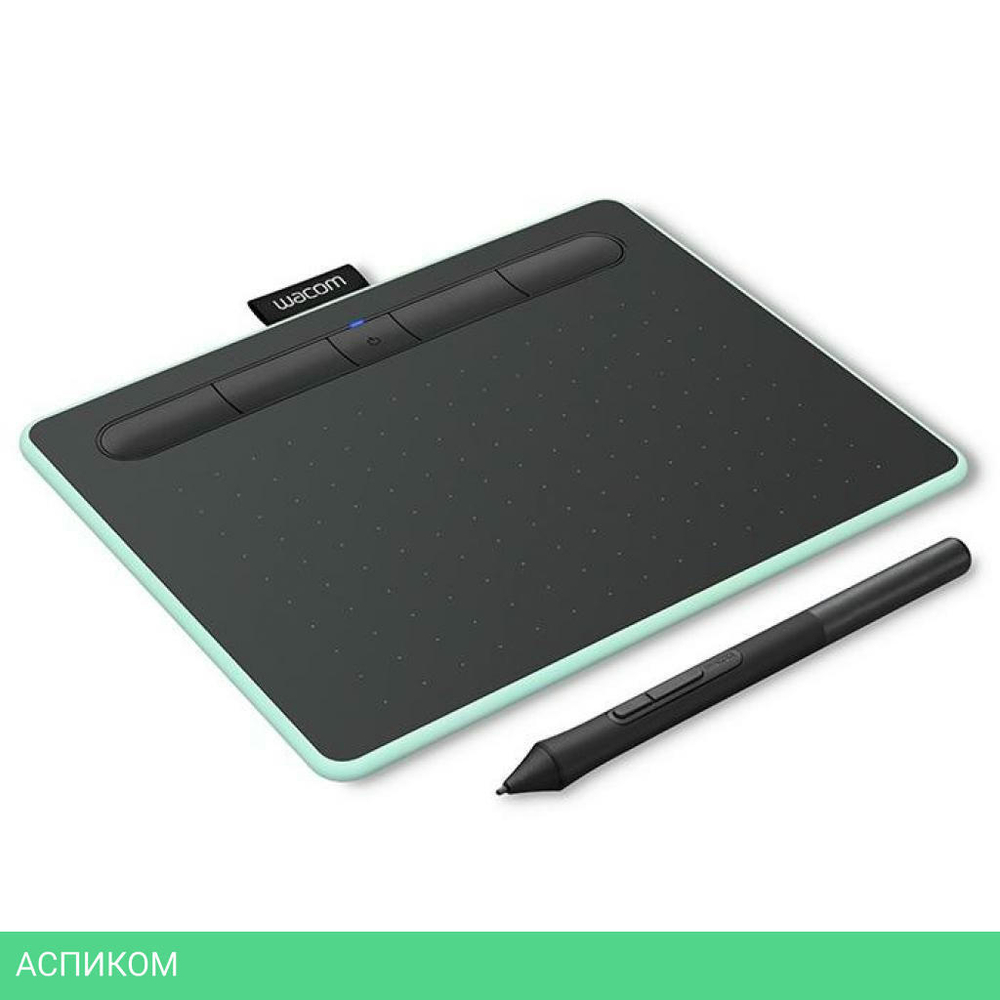 Графический планшет Wacom Intuos S Bluetooth Pistachio (CTL-4100WLE-N)