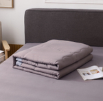 Комплект постельного белья Однотонный Сатин с Одеялом (простынь на резинке) FBR014