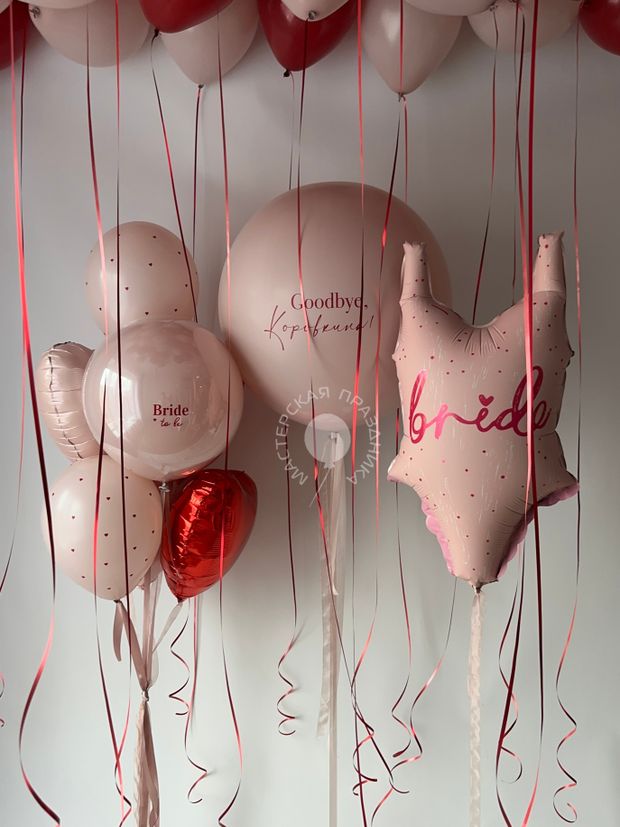 Воздушные шары на девичник №8798