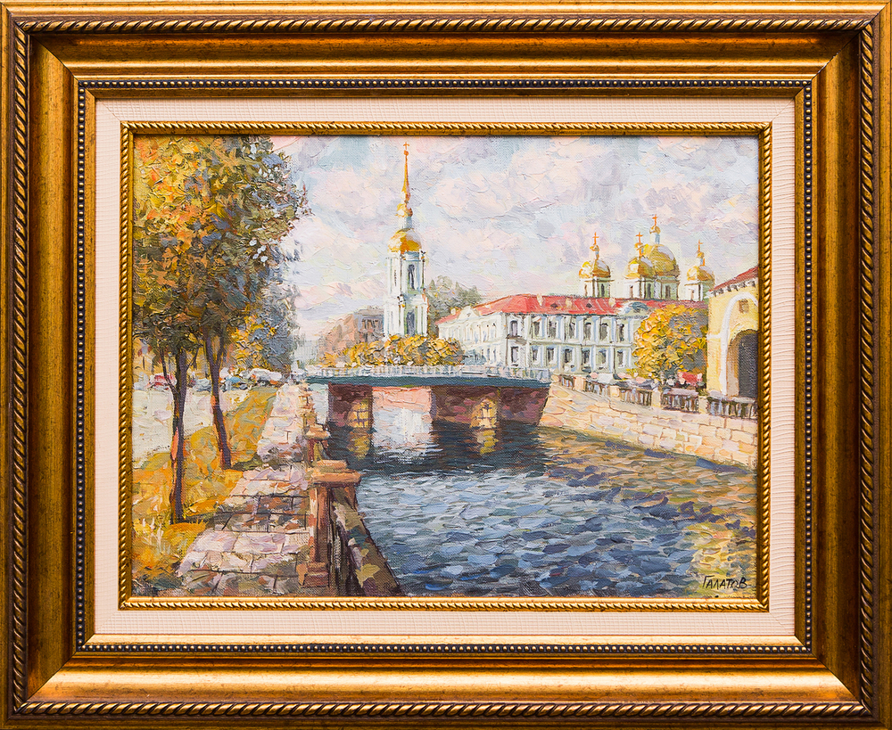 Картина маслом "Никольский Собор" Галатов