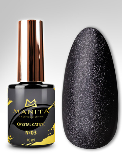 Manita Professional Crystal Cat`s Eye 03 - Гель-лак Кошачий глаз, 10мл
