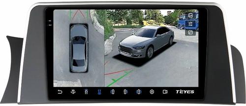 Магнитола для BMW X3 F25 2010-2012 CIC (рамка тип 1) - Teyes CC3-2K-360 монитор 9.5" 2K QLED на Android 10, Быстрая, CarPlay, 4G SIM-слот, 4 камеры в комплекте