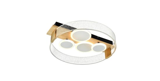 Потолочный светильник 40W 3000-6500K 7742/40L белый/под дерево/прозрачный/черный MITRA SPOTS Sonex.