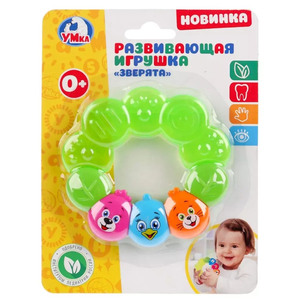 279985/Развивающая игрушка зверята на карт Умка/WD3345-R/1