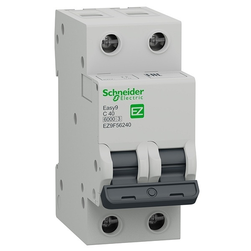 Автоматический выключатель Schneider Electric EASY 9 2П 40А С 6кА 230В (автомат электрический) EZ9F56240