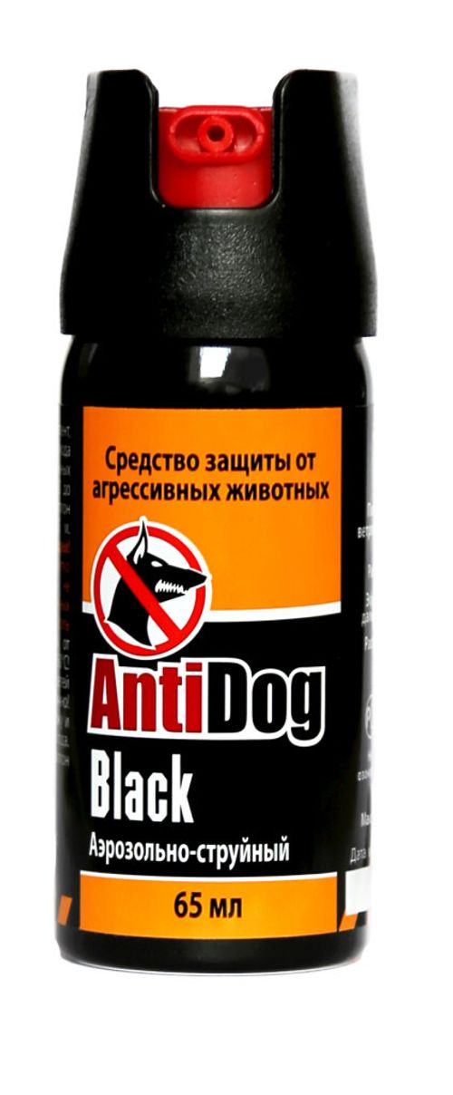 Баллон аэрозольный "AntiDog Black"  65 мл.
