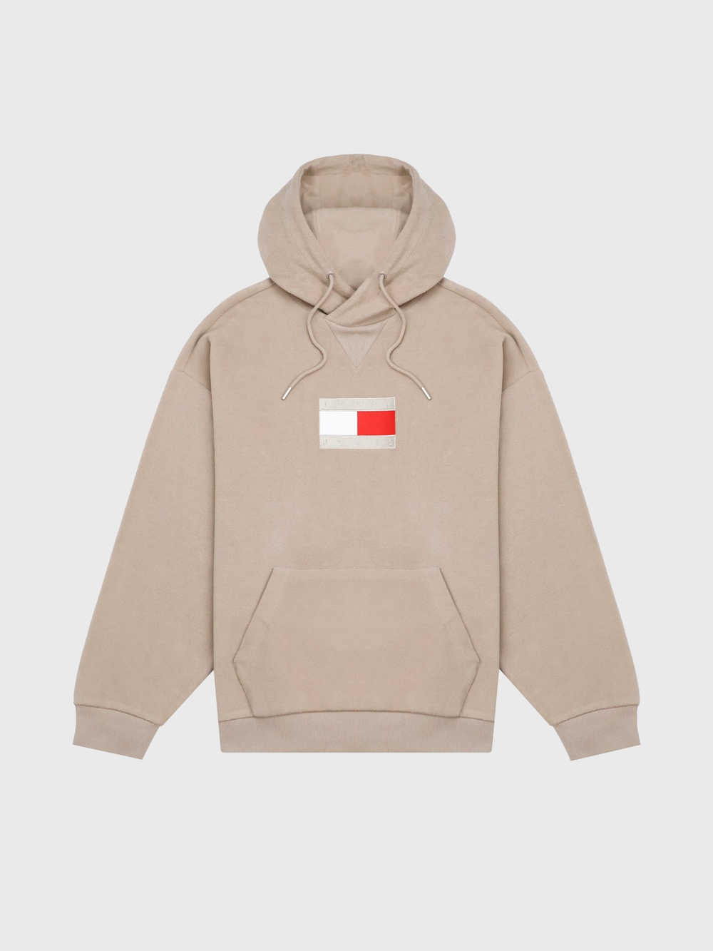 Худи Tommy Jeans Tommy Collection Flag Medium Taupe