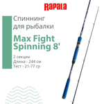 Спиннинг для рыбалки Rapala Max Fight Spinning, 2pcs