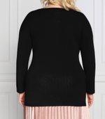 свитер vilma plus size Persona by Marina Rinaldi - черный(1363452)