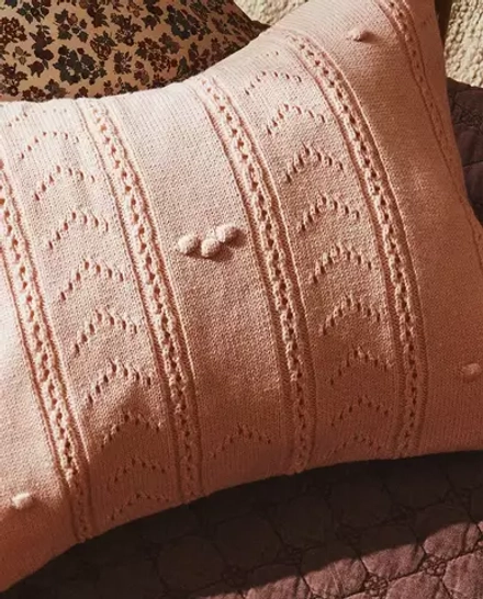 ZARA HOME ДЕТСКИЙ ЧЕХОЛ ДЛЯ ДЕКОРАТИВНОЙ ПОДУШКИ, РОЗОВЫЙ