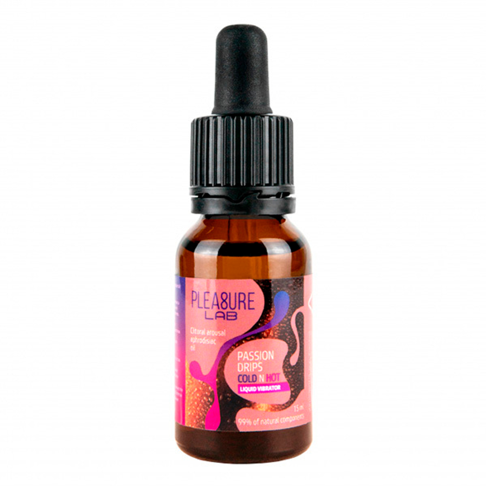 Жидкий вибратор с афродизиаком Pleasure Lab Passion Drips Cold n Hot 15мл
