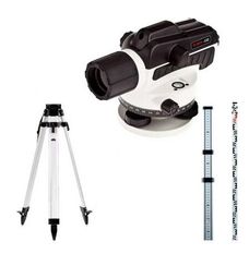 Нивелир оптический ADA Ruber 32 + рейка ADA STAFF 3 + штатив ADA Light