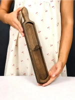 Деревянная менажница для нарезки, подачи из кедра