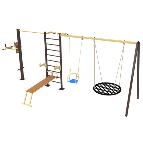 Уличный атлетический комплекс №9, 5350*2500*2450 мм.