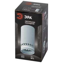 Светильник настенно-потолочный спот ЭРА OL50 WH MR16 GU10 IP20 белый