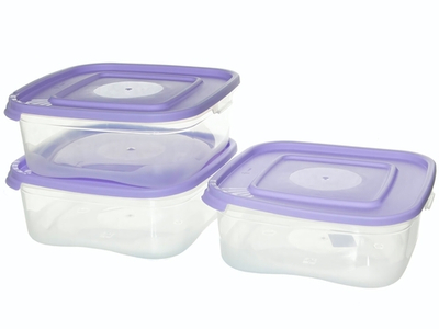 Комплект контейнеров "Каскад-3" 3шт 1,4л Квадро СВЧ