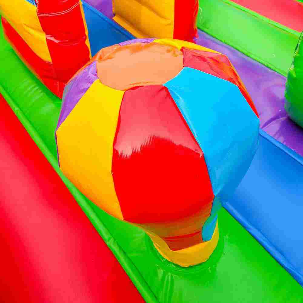 Детский надувной батут «Попугайчики 3» без горки, размер 4*4*2,6 м
