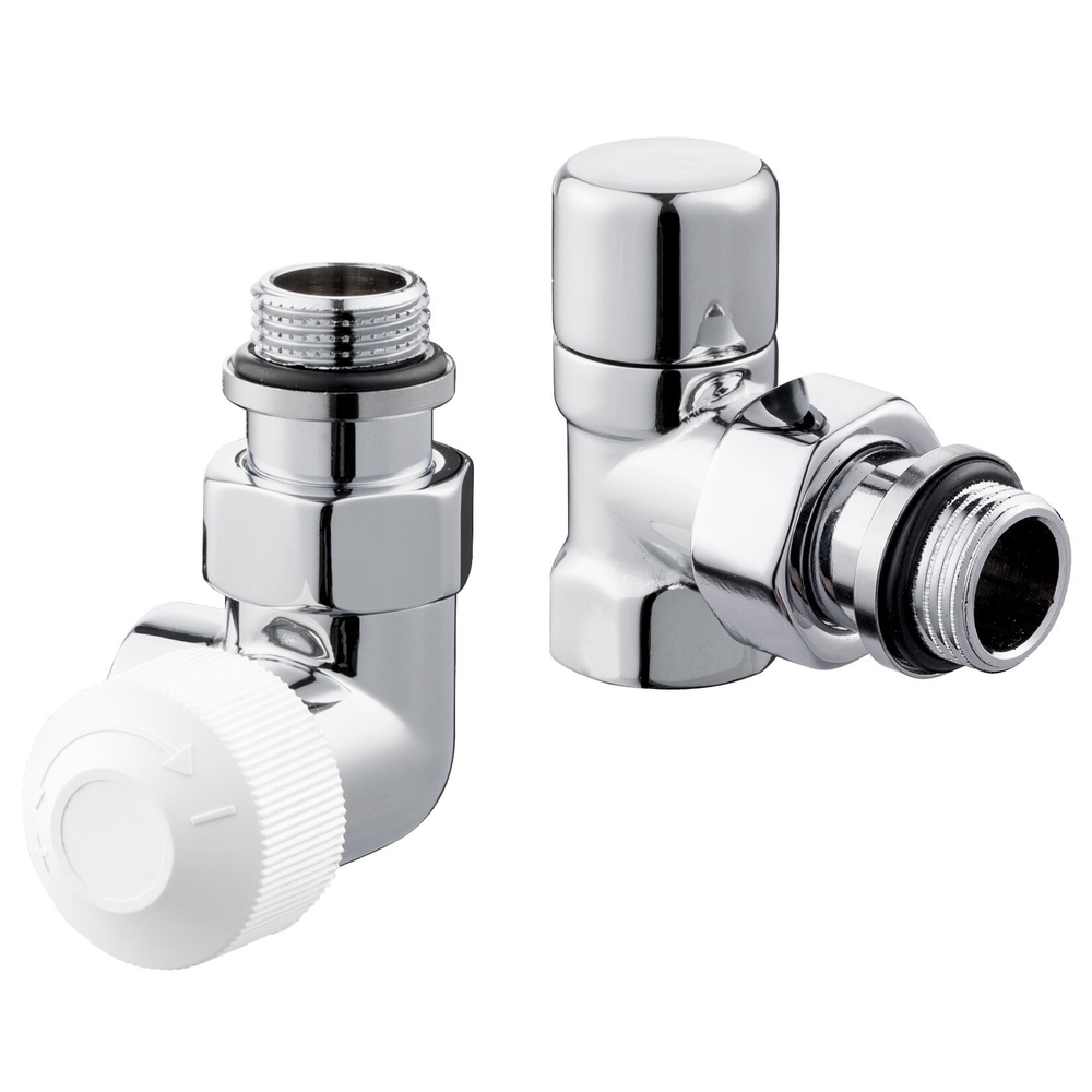 Набор термостатический для радиатора трехосевой Royal Thermo Design 1/2quot;М30х1,5 (Хром)