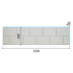 Панель Ruspanel RPG Termorustic односторонняя 1235х585х100 мм