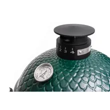 Керамический угольный гриль DinoEgg Classic Green, 46 см, с ножками и столиками