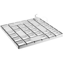 Светильник светодиодный ЭРА SPO-646-3-5K-W6 36Вт 5000К 3420Лм 89х89мм грильято 100х100 домино белый 6 кубиков драйвер