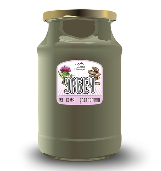 Урбеч из расторопши , СТЕКЛО, 1кг.