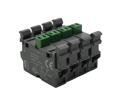 4шт Блок контактов ABB MCB 10 зелёный  1SFA611610R1001