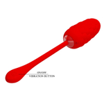 Красное перезаряжаемое виброяйцо Marina (Цвет: красный)