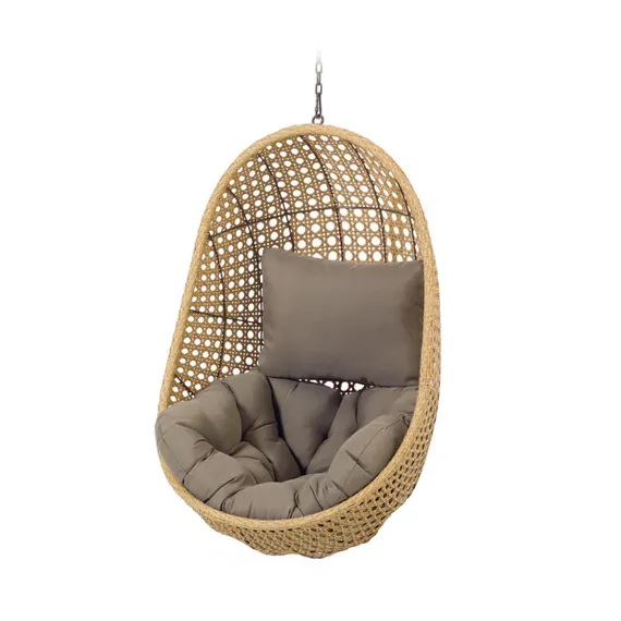 Подвесное кресло Cira с натуральной отделкой