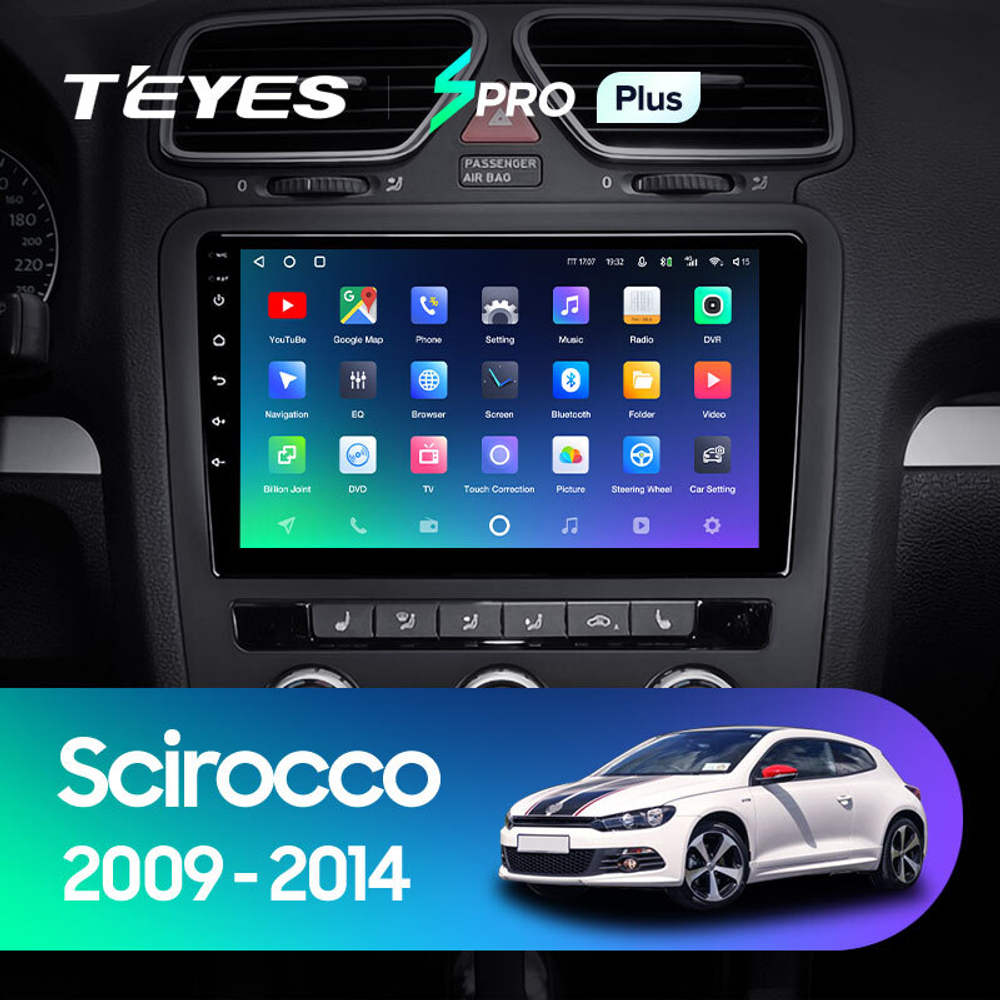 Teyes SPRO Plus 9"для Volkswagen Scirocco  2009-2014