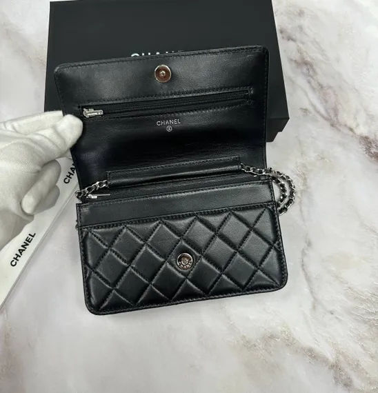 Классическая сумка-кошелек на цепочке Chanel Wallet On A Chain