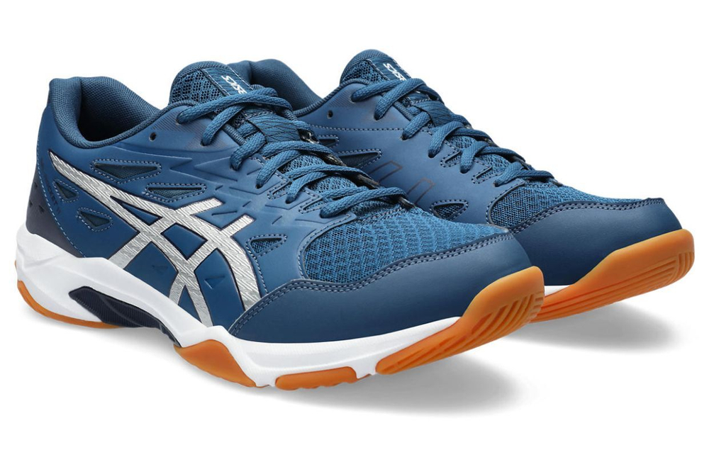 Мужские кроссовки для бадминтона/сквоша Asics Gel-Rocket 11 - mako blue/pure silver