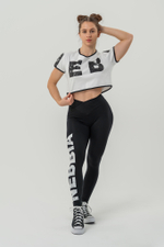 ФУТБОЛКА OVERSIZED CROP TOP GAME ON 610 БЕЛАЯ