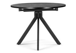 Деревянный стол Бетина 100(130)х100х75 черный