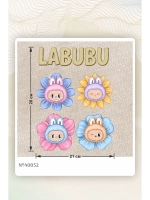 Термонаклейка на одежду, термопринт Лабубу