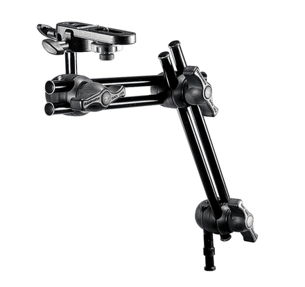 Кронштейн шарнирный Manfrotto 396B-2 Double Arm двухсекционный с площадкой под камеру